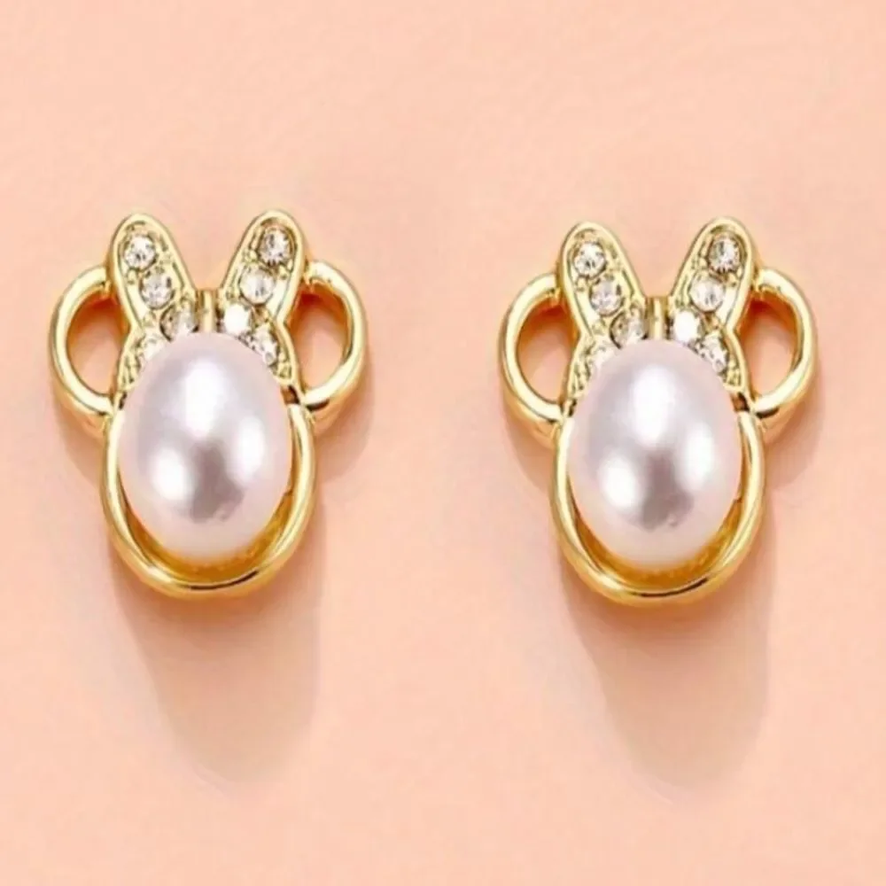 3for$20 Cute Faux Pearl Cartoon Animal Earrings
